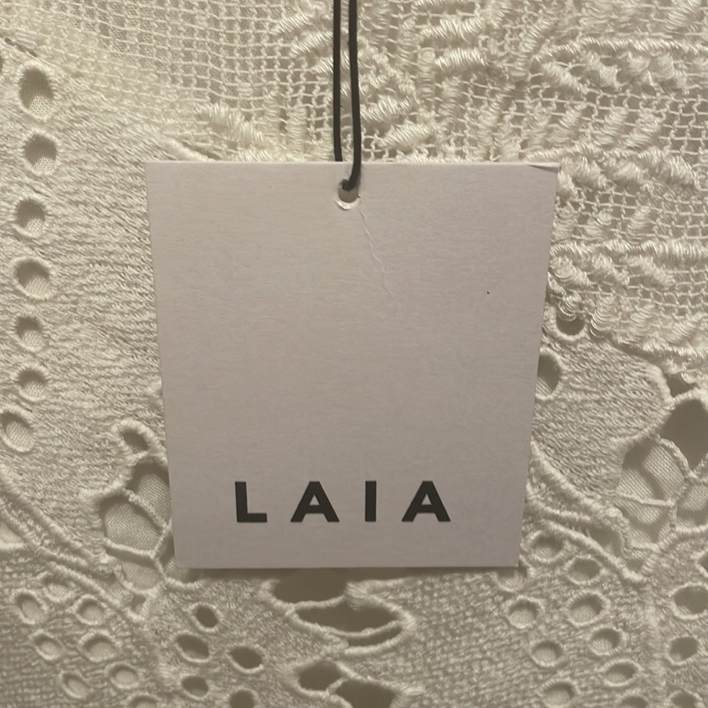 Anthropologie Floral
Embroidered cottage lace Midi Skirt Laia grace Med NWT - Picture 6 of 8